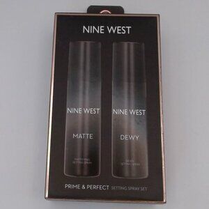Nine West Prime & Perfect Matte + Dewy Setting Spray Set BNIB